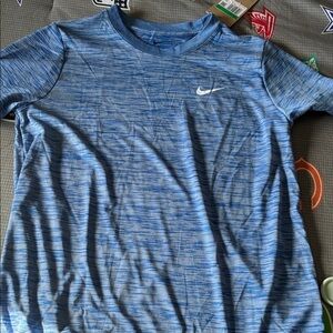 Nike Blue Patterned Tee drifit Boys Tee